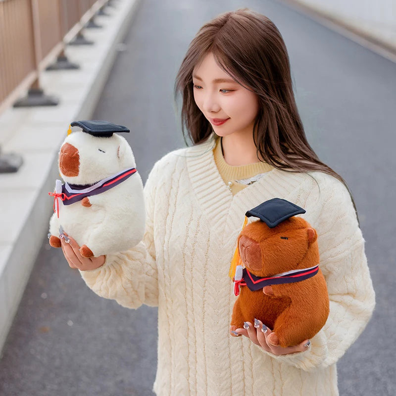 New Graduated Capybara Plush