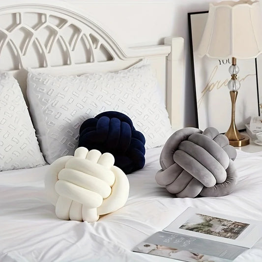Striped Knot Pillow