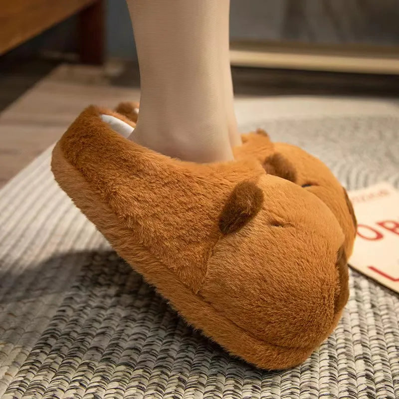Capybara Cotton Slippers