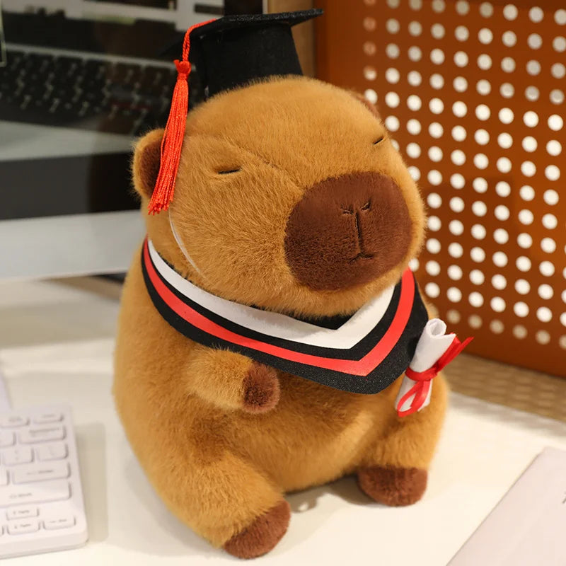 20/25cm Cartoon Graduation Capybara