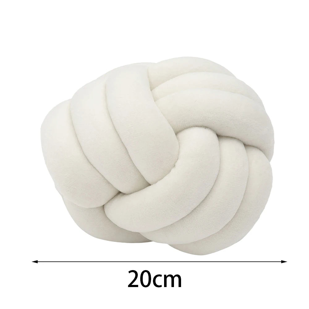Knotted Ball Throw Pillow
