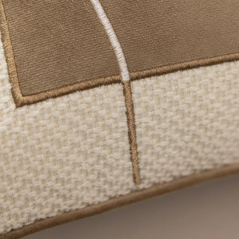 Nordic Brown Throw Pillow
