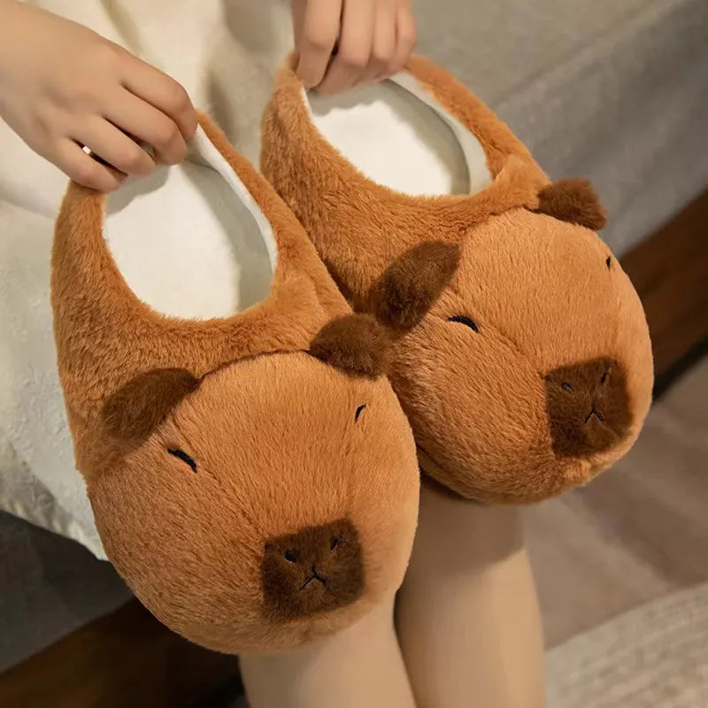 Capybara Cotton Slippers