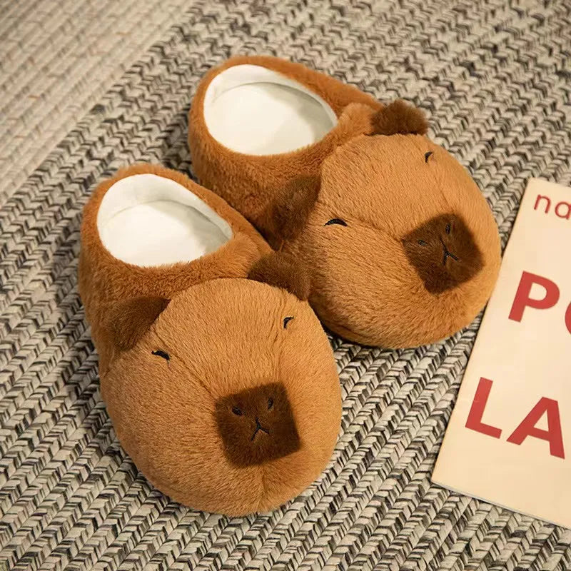 Capybara Cotton Slippers