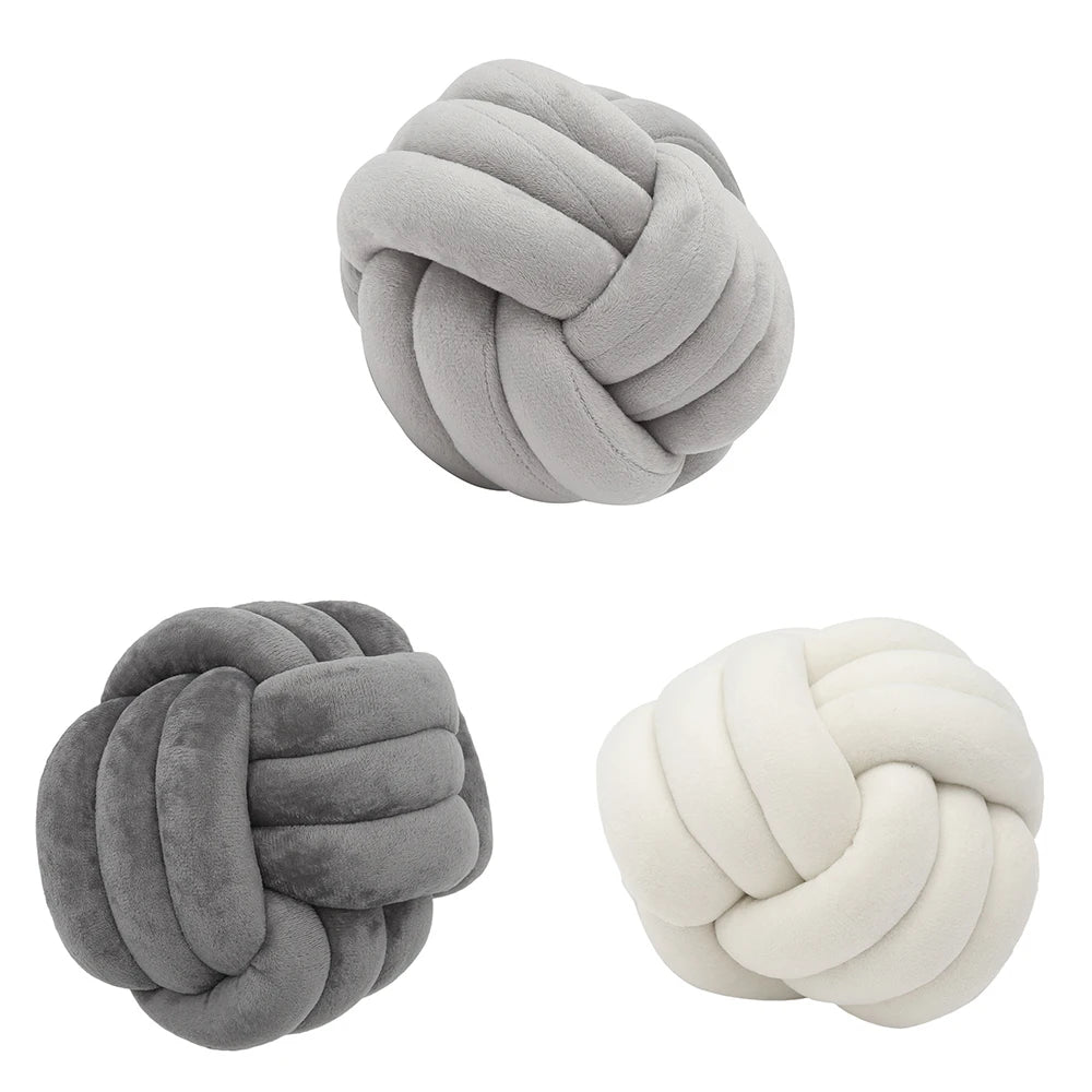 Knotted Ball Throw Pillow