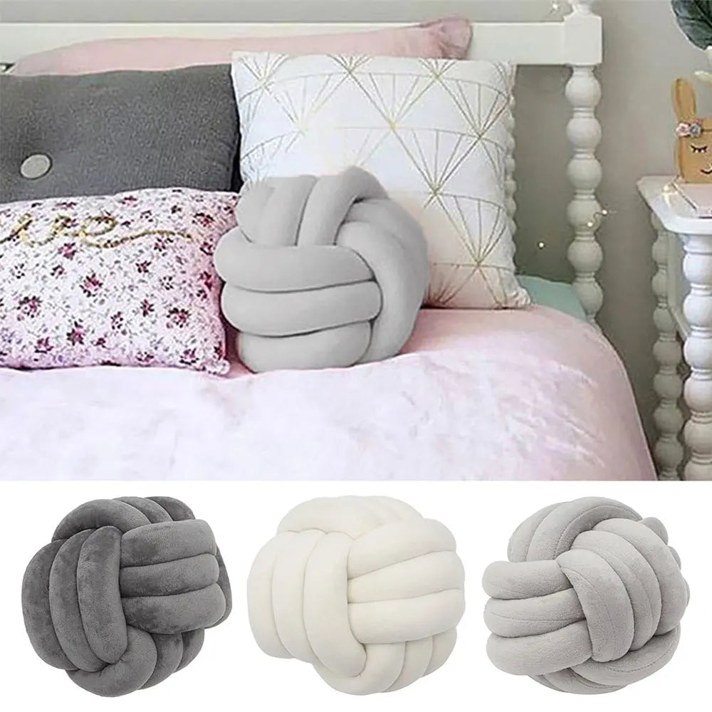 Knotted Ball Throw Pillow