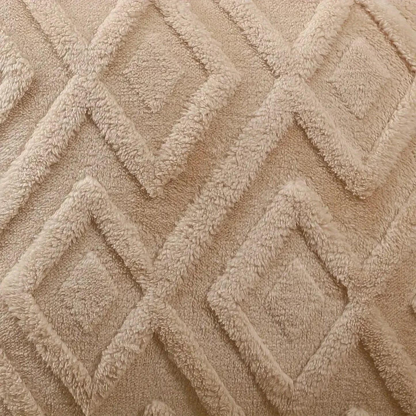 Decorative Faux Wool Throw Pillow Covers
