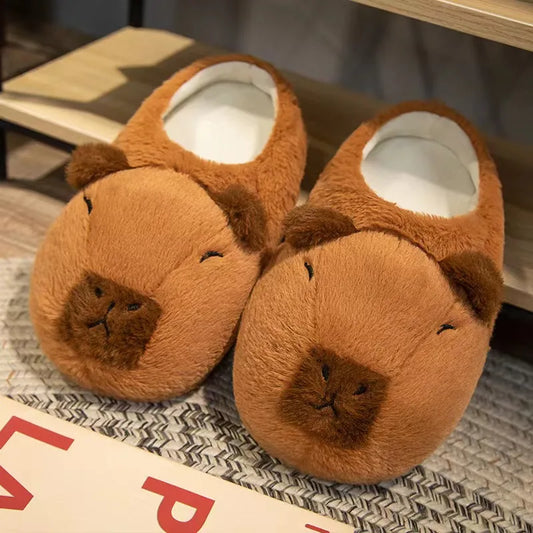 Capybara Cotton Slippers
