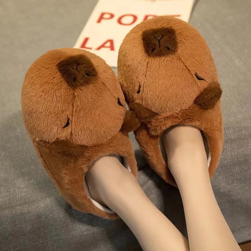 Capybara Cotton Slippers