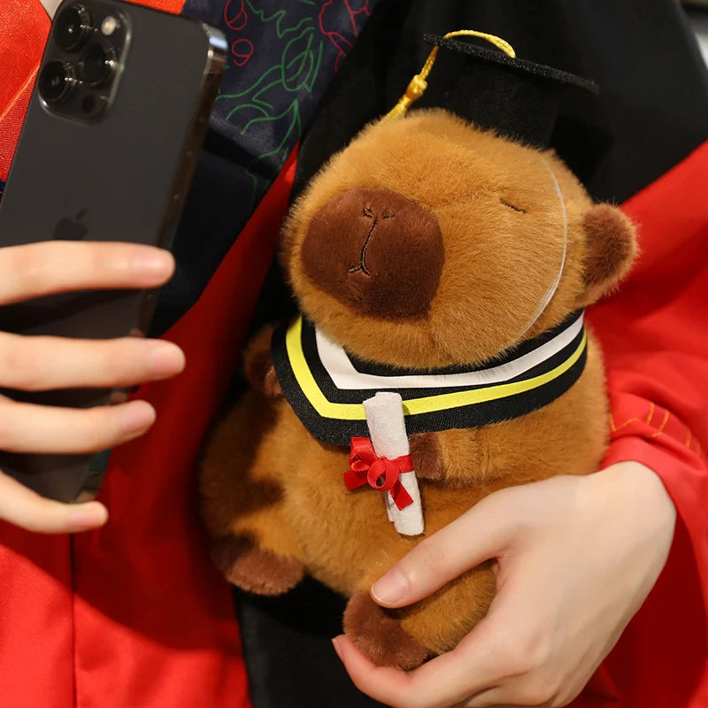 20/25cm Cartoon Graduation Capybara