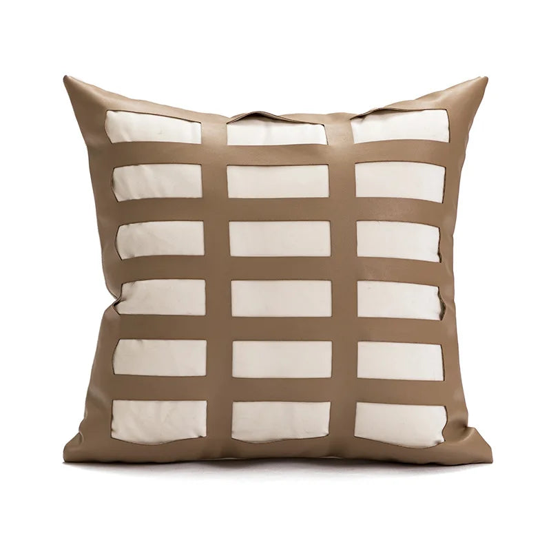 Nordic Brown Throw Pillow