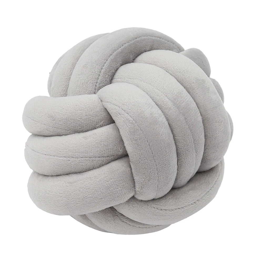 Knotted Ball Throw Pillow