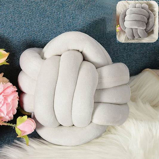 Knotted Ball Throw Pillow