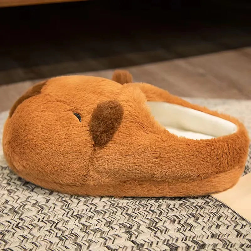 Capybara Cotton Slippers