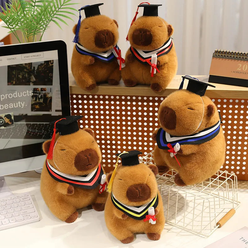 20/25cm Cartoon Graduation Capybara