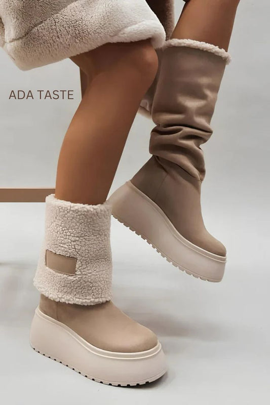 Transforming Beige Boots